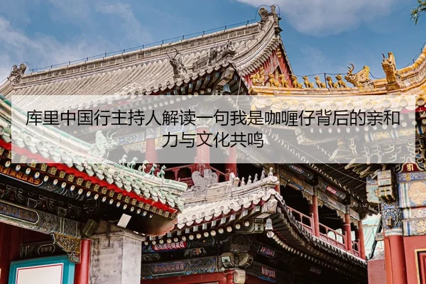 库里中国行主持人解读一句我是咖喱仔背后的亲和力与文化共鸣